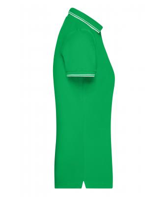 Dames Ladies' Polo Varengroen/wit 8207
