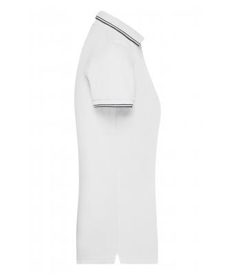 Damen Ladies' Polo White/navy 8207
