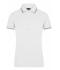 Damen Ladies' Polo White/navy 8207