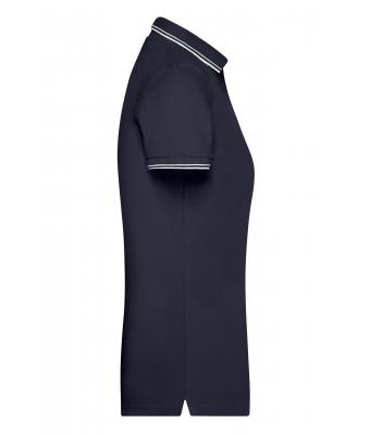 Damen Ladies' Polo Navy/white 8207