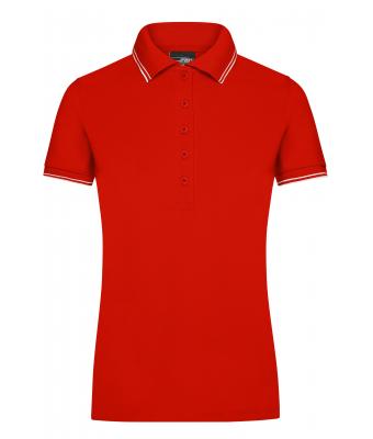 Ladies Ladies' Polo Tomato/white 8207