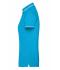 Dames Ladies' Polo Turquoise/wit 8207