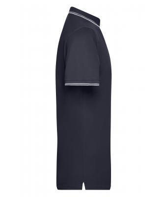 Men Men's Polo Navy/white 8208