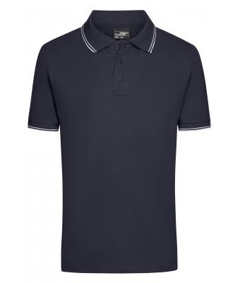 Men Men's Polo Navy/white 8208