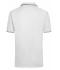 Heren Men's Polo Wit/navy 8208