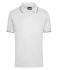 Heren Men's Polo Wit/navy 8208