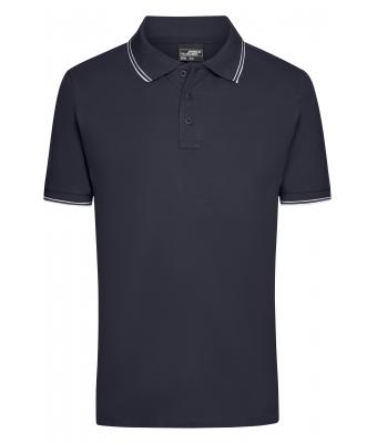 Heren Men's Polo Navy/wit 8208