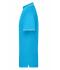 Heren Men's Polo Turquoise/wit 8208