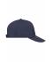 Unisex 5 Panel Promo Cap Lightly Laminated Navy 7570