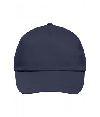 Unisex 5 Panel Promo Cap Lightly Laminated Navy 7570