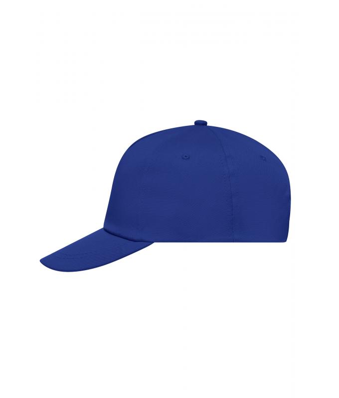 Unisex 5 Panel Promo Cap Lightly Laminated Royal 7570