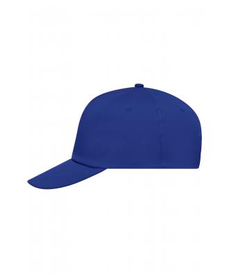 Unisex 5 Panel Promo Cap Lightly Laminated Royal 7570