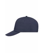 Unisex 5 Panel Promo Cap Lightly Laminated Navy 7570