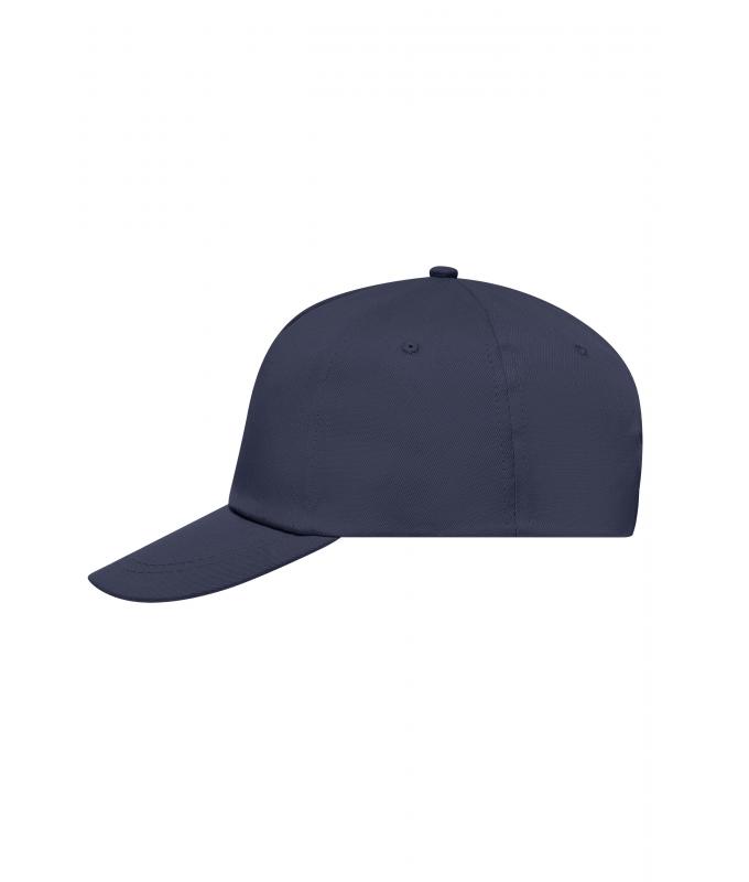 Unisex 5 Panel Promo Cap Lightly Laminated Navy 7570