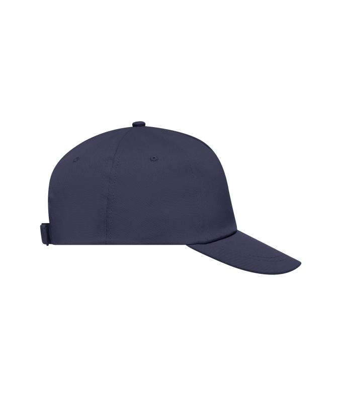 Unisex 5 Panel Promo Cap Lightly Laminated Navy 7570