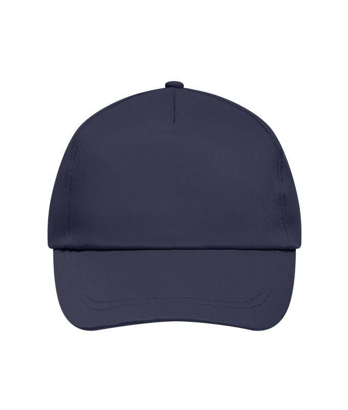 Unisex 5 Panel Promo Cap Lightly Laminated Navy 7570