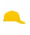 Unisex 5 Panel Promo Cap Lightly Laminated Gold-yellow 7570