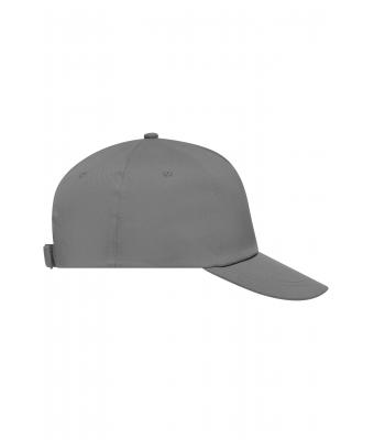 Unisex 5 Panel Promo Cap Lightly Laminated Dark-grey 7570