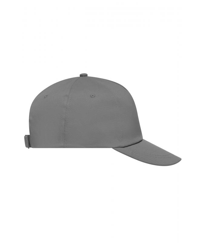 Unisex 5 Panel Promo Cap Lightly Laminated Dark-grey 7570