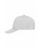 Unisex 5 Panel Promo Cap Lightly Laminated Light-grey 7570