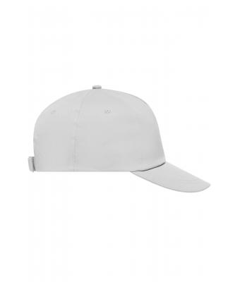 Unisex 5 Panel Promo Cap Lightly Laminated Light-grey 7570