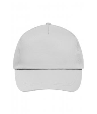 Unisex 5 Panel Promo Cap Lightly Laminated Light-grey 7570