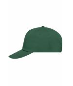Unisex 5 Panel Promo Cap Lightly Laminated Dark-green 7570