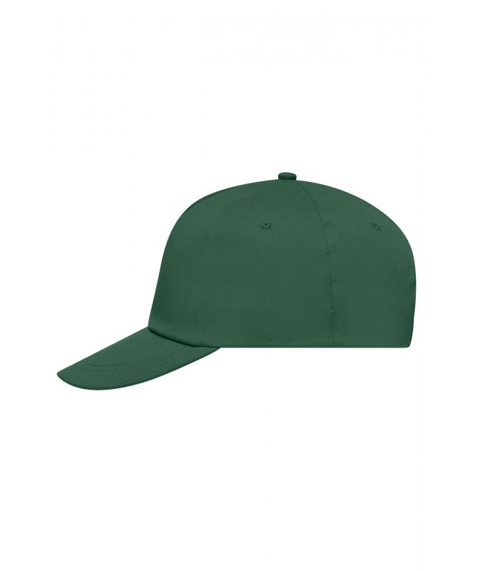 Unisex 5 Panel Promo Cap Lightly Laminated Dark-green 7570