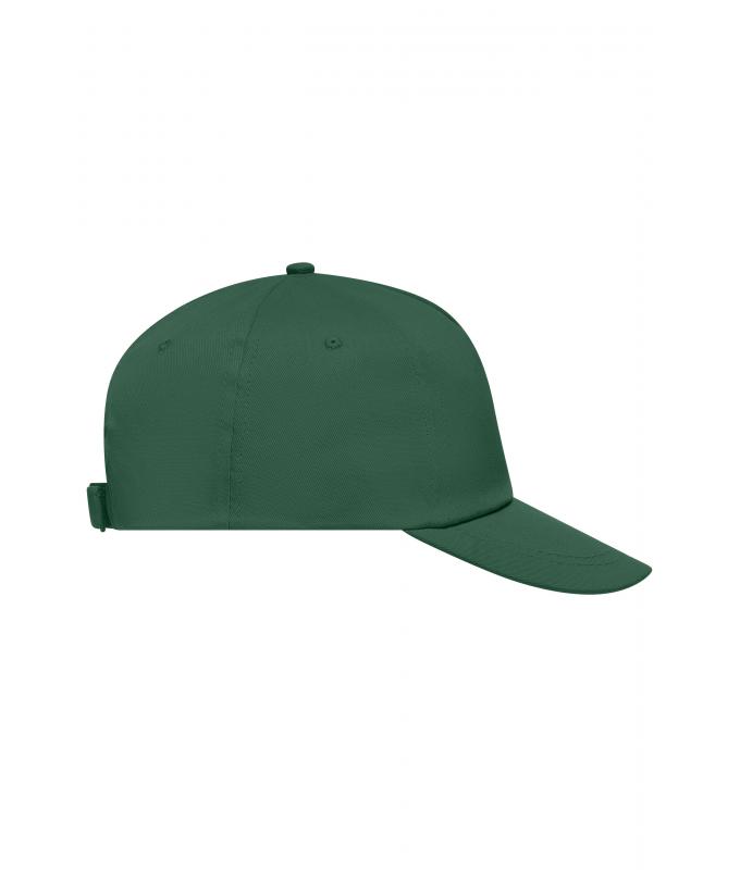 Unisex 5 Panel Promo Cap Lightly Laminated Dark-green 7570