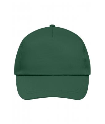 Unisex 5 Panel Promo Cap Lightly Laminated Dark-green 7570