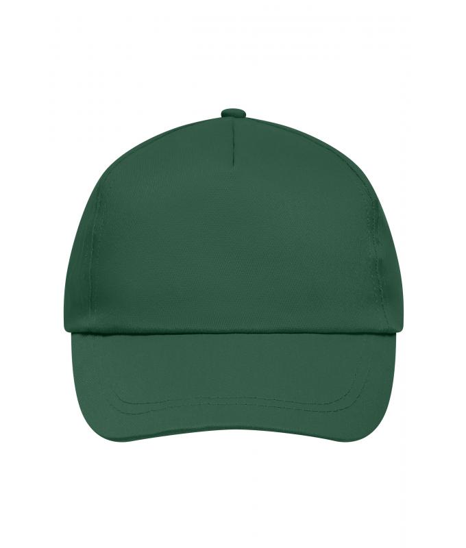 Unisex 5 Panel Promo Cap Lightly Laminated Dark-green 7570
