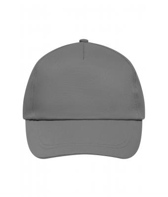 Unisex 5 Panel Promo Cap Lightly Laminated Donkergrijs 7570