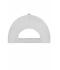 Unisex 5 Panel Promo Cap Lightly Laminated Lichtgrijs 7570