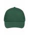Unisex 5 Panel Promo Cap Lightly Laminated Donkergroen 7570