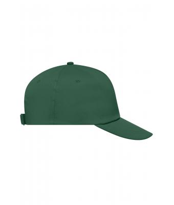 Unisex 5 Panel Promo Cap Lightly Laminated Dark-green 7570
