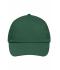 Unisex 5 Panel Promo Cap Lightly Laminated Dark-green 7570