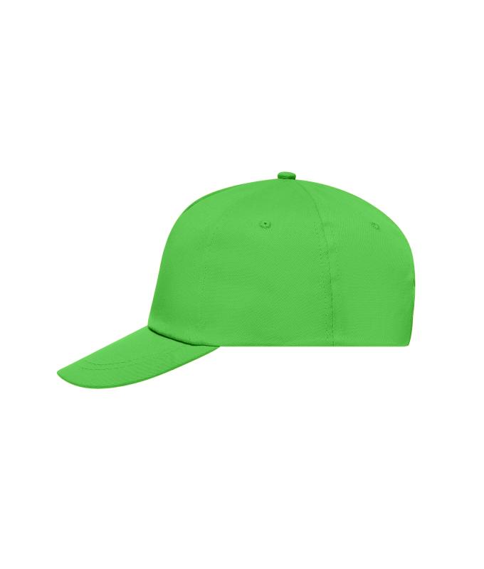 Unisex 5 Panel Promo Cap Lightly Laminated Lime-green 7570