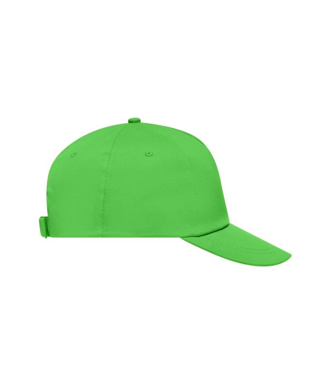 Unisex 5 Panel Promo Cap Lightly Laminated Lime-green 7570