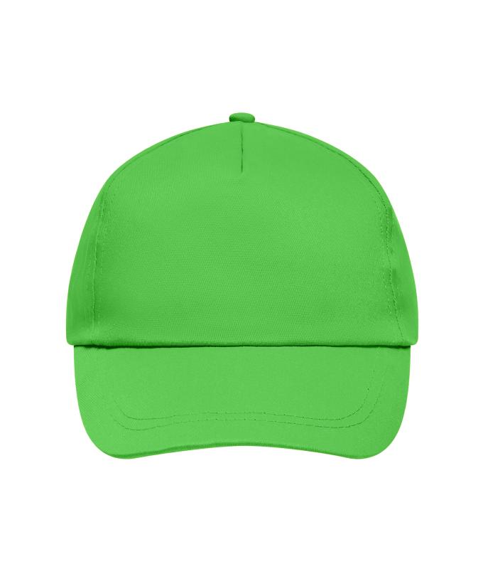 Unisex 5 Panel Promo Cap Lightly Laminated Lime-green 7570