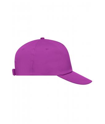 Unisex 5 Panel Promo Cap Lightly Laminated Purple 7570