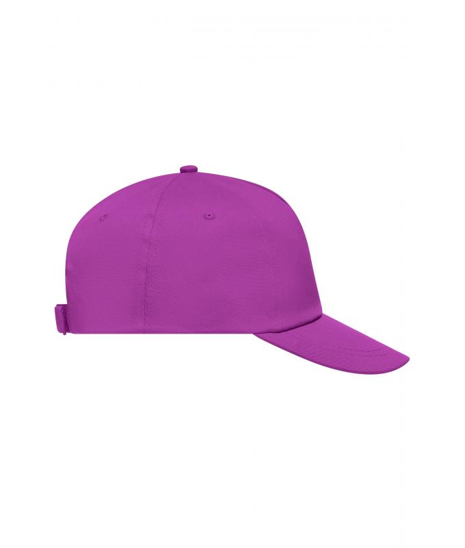 Unisex 5 Panel Promo Cap Lightly Laminated Purple 7570