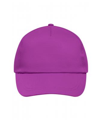 Unisex 5 Panel Promo Cap Lightly Laminated Purple 7570