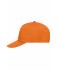 Unisex 5 Panel Promo Cap Lightly Laminated Oranje 7570