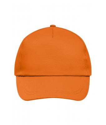 Unisex 5 Panel Promo Cap Lightly Laminated Oranje 7570