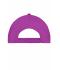 Unisex 5 Panel Promo Cap Lightly Laminated Paars 7570