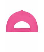 Unisex 5 Panel Promo Cap Lightly Laminated Pink 7570