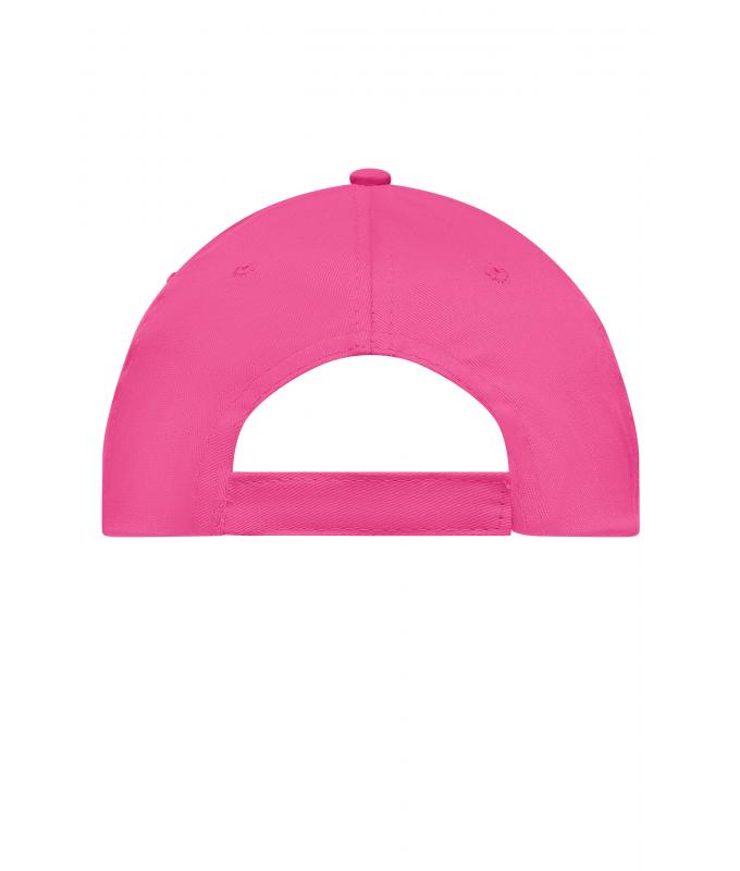 Unisex 5 Panel Promo Cap Lightly Laminated Pink 7570