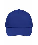 Unisex 5 Panel Promo Cap Lightly Laminated Royal 7570