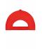 Unisex 5 Panel Promo Cap Lightly Laminated Signaal-rood 7570