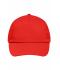 Unisex 5 Panel Promo Cap Lightly Laminated Signal-red 7570